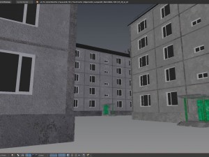 soviet apartment buildings pack 2 of 3 - 5 floors 3D-Modell
