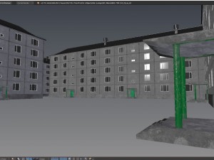 soviet apartment buildings pack 2 of 3 - 5 floors 3D-Modell