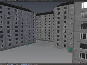 soviet apartment buildings pack 3 of 3 - 9 floors 3D Model