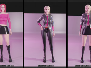 Tanya character 3D-Modell