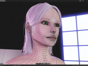 Tanya character 3D-Modell