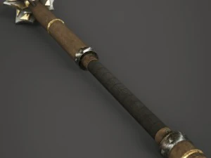 wood mace 3D Model
