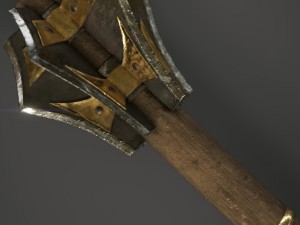wood mace 3D-Modell