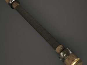 wood mace 3D-Modell