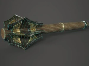 wood mace 3D Model