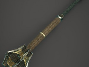 wood mace 3D-Modell