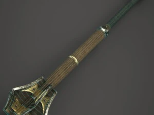wood mace 3D Model