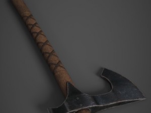 medieval axe 3D 모델