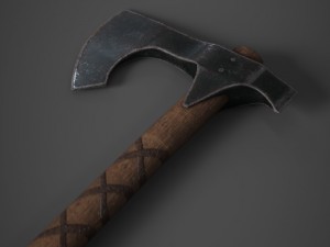 medieval axe 3D 모델