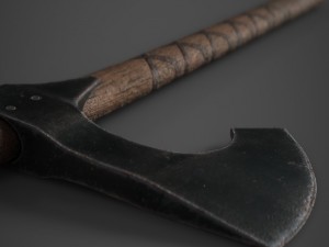 medieval axe 3D 모델
