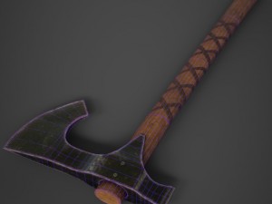medieval axe 3D 모델