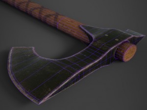 medieval axe 3D 모델