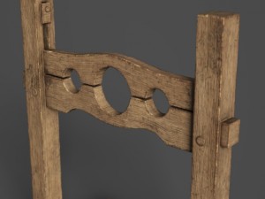 pillory Model 3D