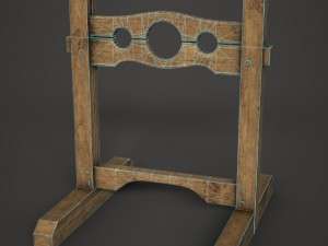 pillory Model 3D