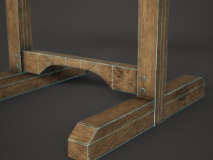 pillory Model 3D