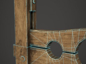 pillory Model 3D