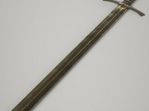 steel long sword 3D 模型
