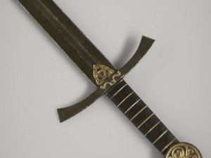 steel long sword 3D 模型