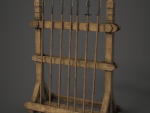 spear rack 3D Model