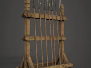 spear rack 3D Model