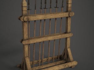 spear rack 3Dモデル
