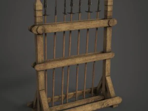 spear rack 3D Model