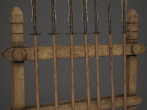 spear rack 3Dモデル