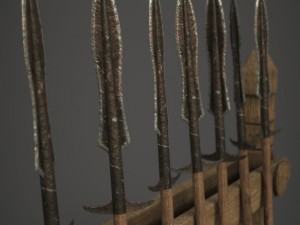 spear rack 3Dモデル