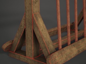 spear rack 3Dモデル