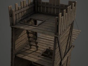 siege tower 3D Model