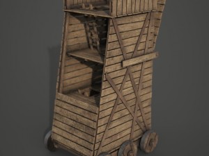 siege tower Modello 3D