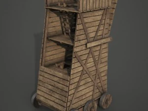 siege tower 3D Model