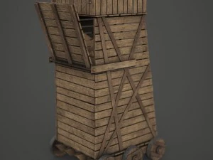 siege tower 3D Model