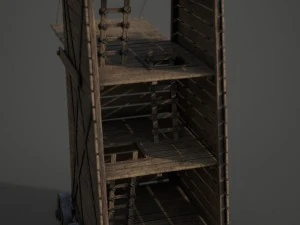 siege tower 3D Model