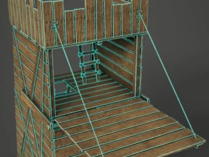 siege tower 3D Model