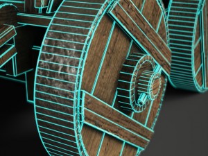 siege tower Modello 3D