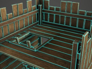 siege tower Modello 3D