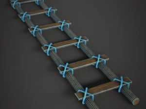 wood ladder 3D Model