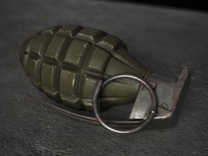 mk2 grenade 3D Model