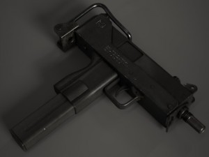 mac-10 smg 3D Model