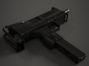 mac-10 smg 3D Model