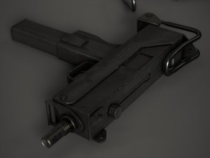 mac-10 smg 3D Model