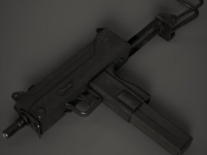 mac-10 smg 3D Model