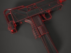 mac-10 smg 3D Model