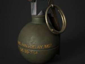 m67 grenade 3Dモデル