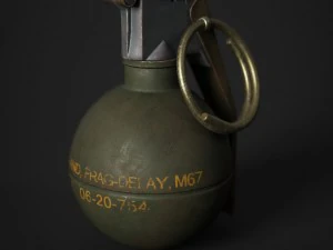 granat m67 Model 3D
