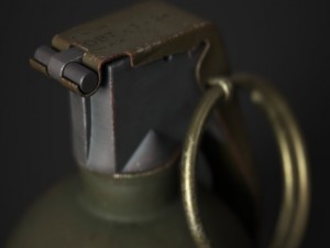 m67 grenade Model 3D