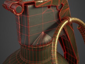 m67 grenade Model 3D