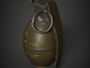 m26 grenade 3D Model