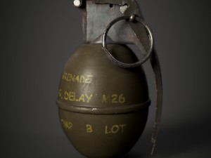 m26 grenade 3D Model